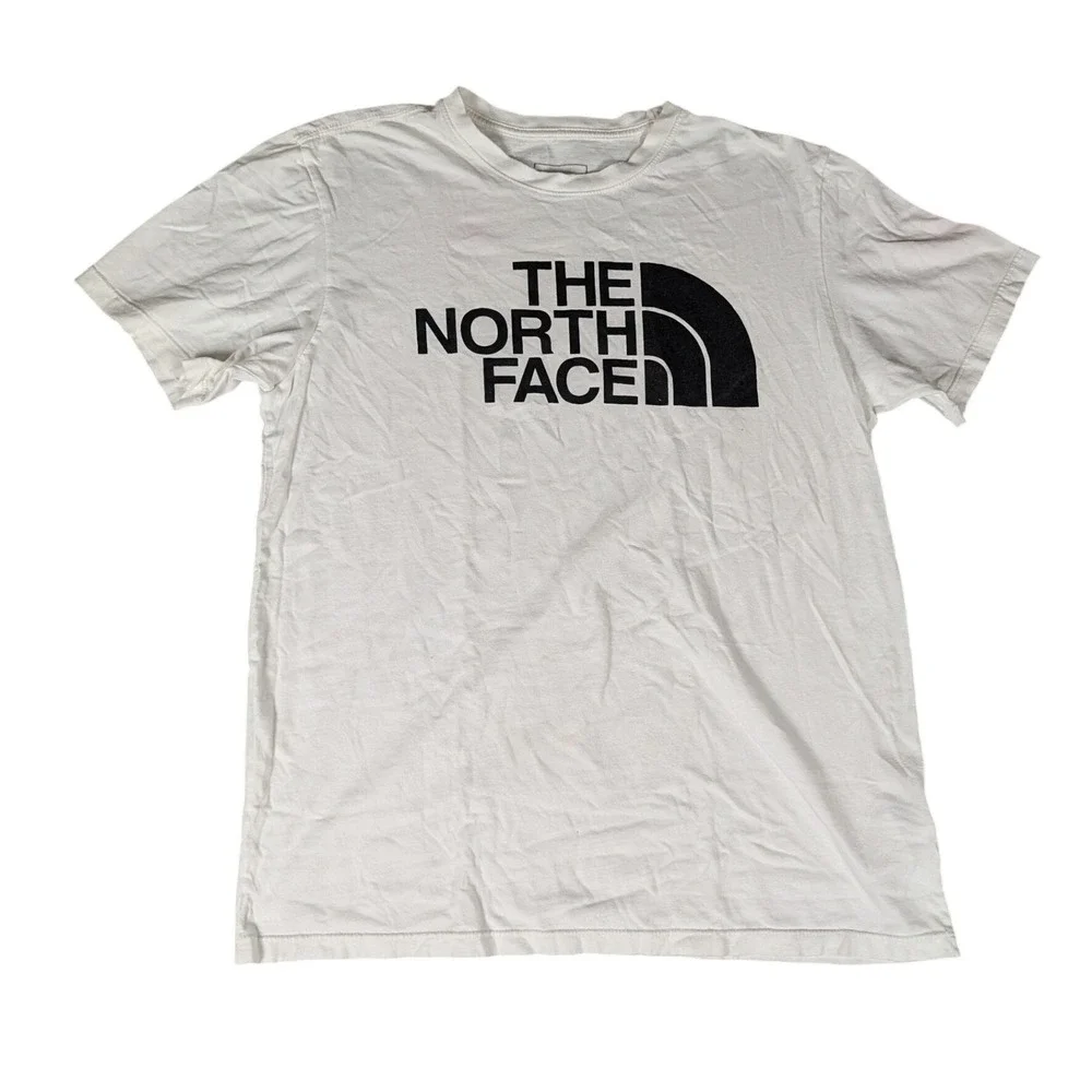 The North Face Mens Graphic Logo Short Sleeve T-Shirt White NF0A3NXF